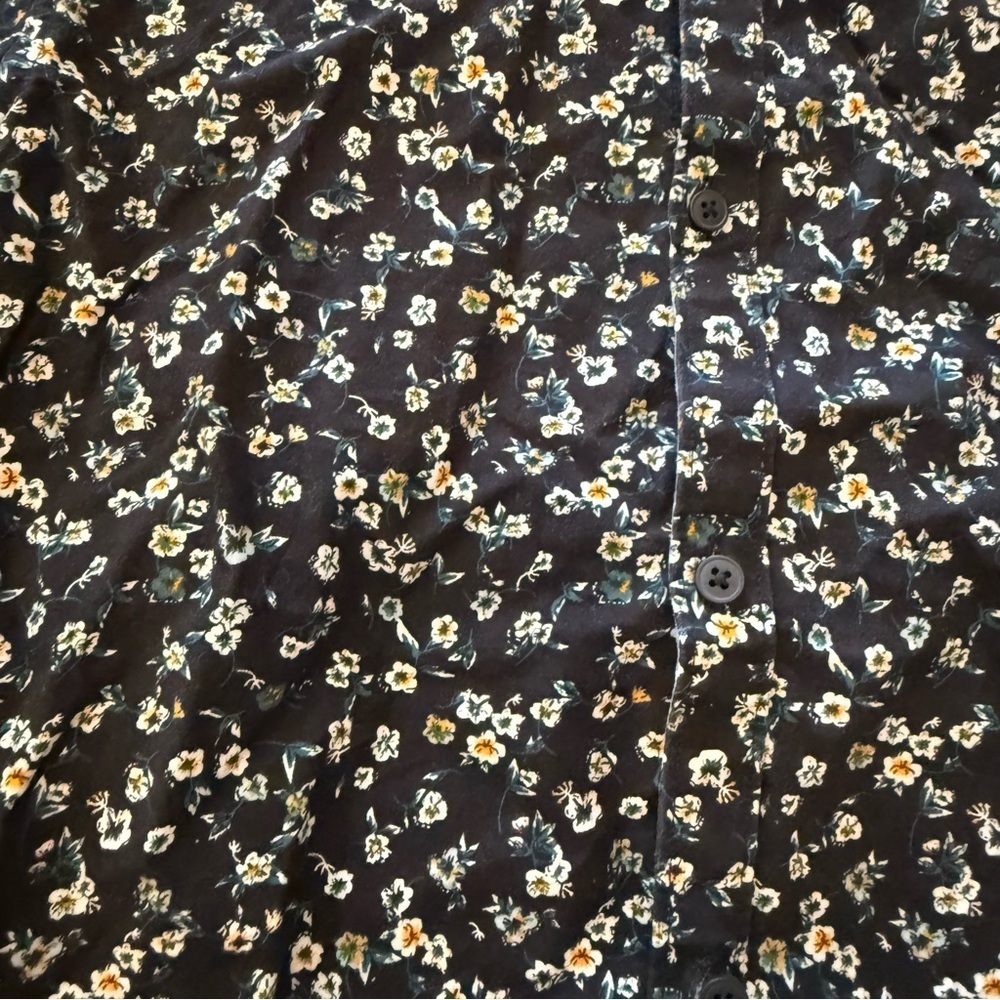 Boy button down shirt bundle H&M, cactus, denim & flower - Picture 7 of 11